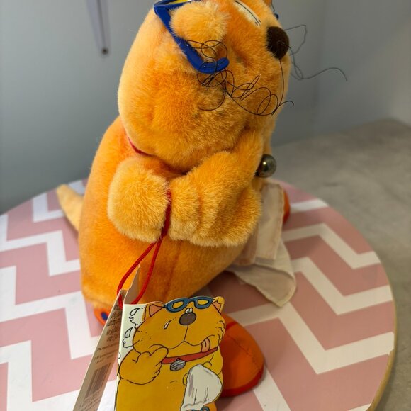 NWT Vintage 1989 Andrew Brownsword "Hot Cat" Plush Toy - Picture 3 of 10